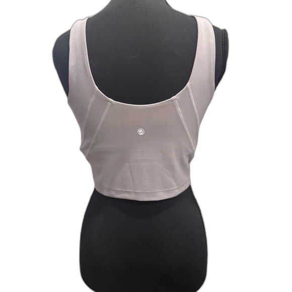 CRZ Yoga Padded Sports Bra Tank | Gray Purple | Medium Athleisure - Picture 3 of 8